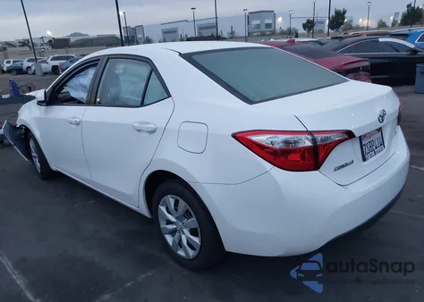 2016 Toyota Corolla Le from USA, damaged, VIN 5YFBURHE2GP487199